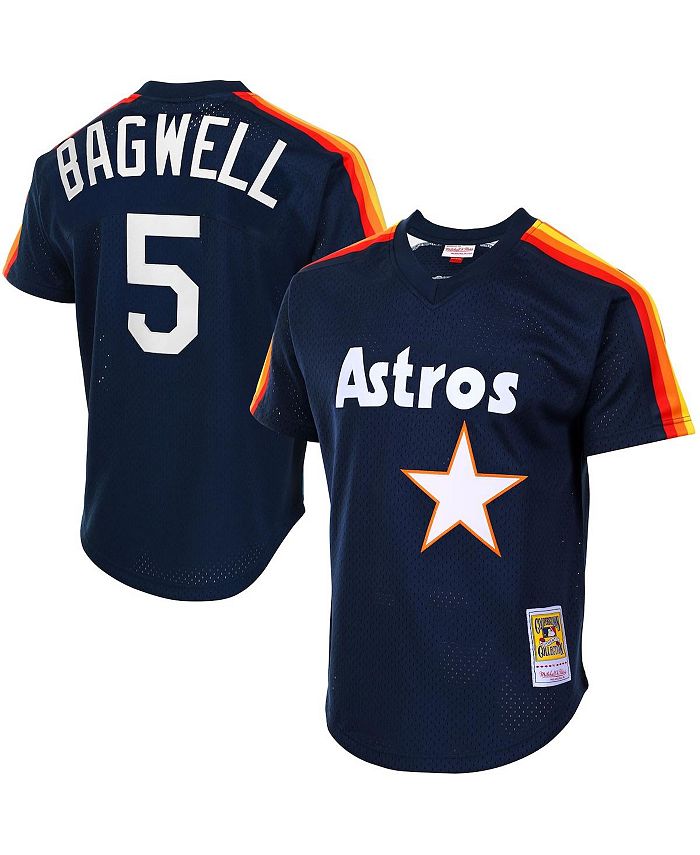 Mitchell & Ness Men's Jeff Bagwell Navy Houston Astros Cooperstown