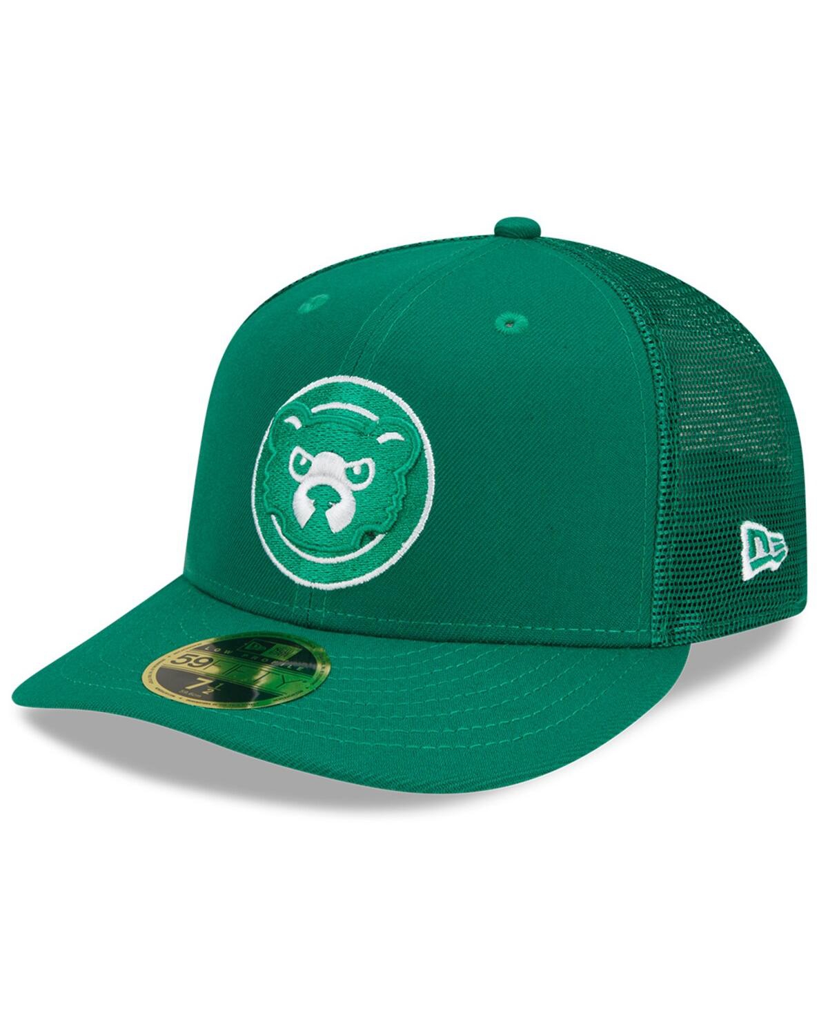 Men'sChicago Cubs 2022 St. Patrick's Day On-Field Low Profile 59FIFTY Fitted Hat - Green