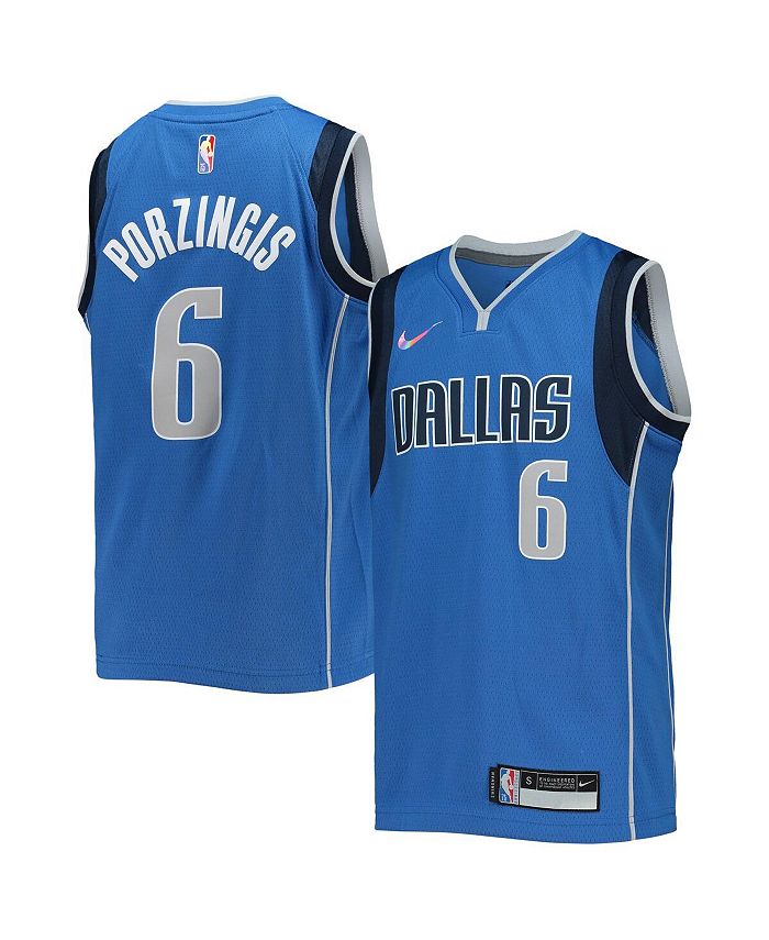 Lids Kristaps Porzingis Dallas Mavericks Nike Youth 2021/22 Diamond Swingman  Jersey - Icon Edition Blue
