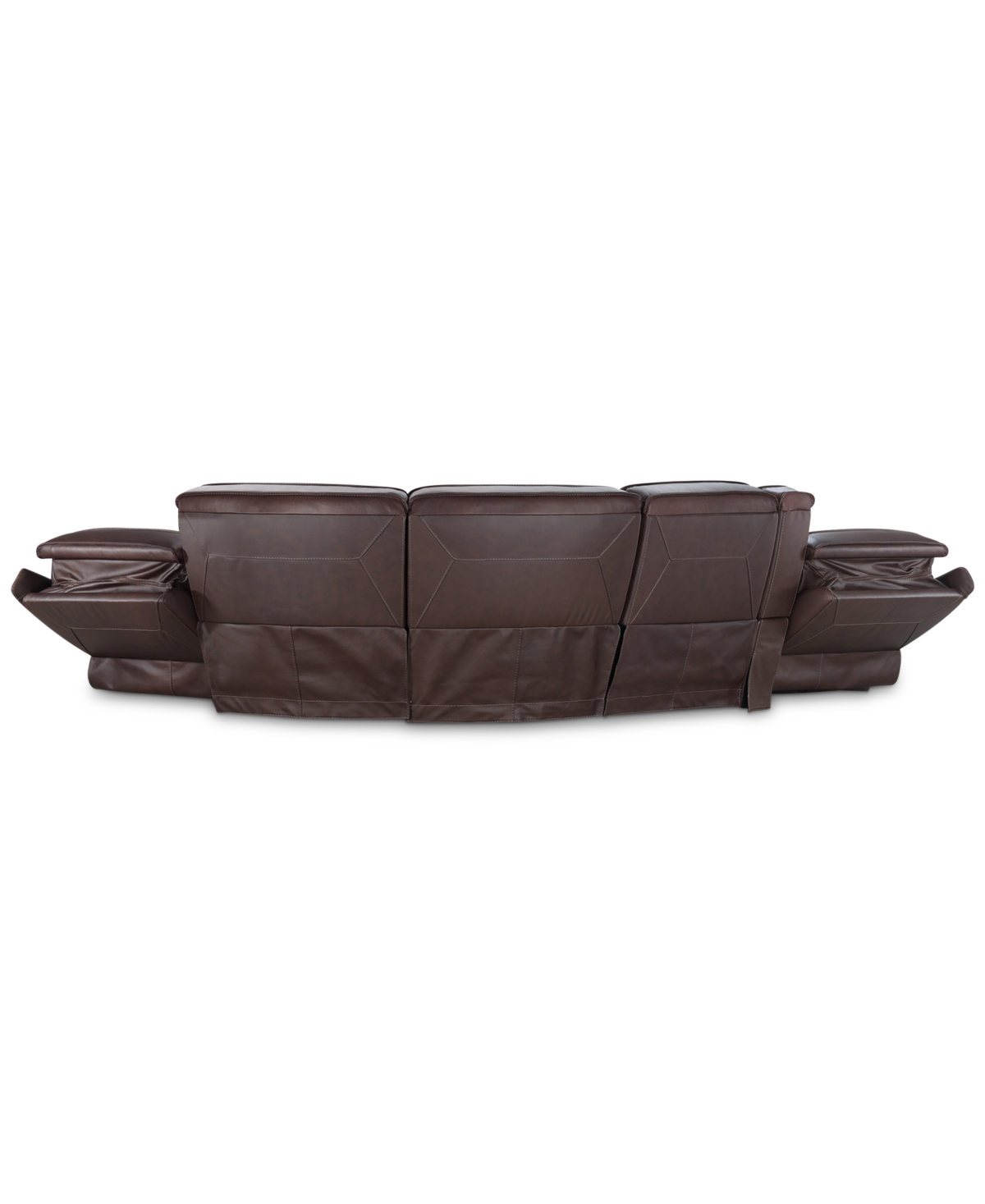 Closeout! Dextan Leather 5-Pc. Sectional with 2 Power Recliners and 1 Usb Console, Created for Macy's
