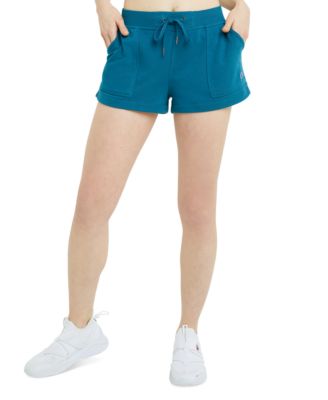 champion women's campus french terry shorts