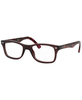 Unisex Square Plastic RB5228 Optics Eyeglasses