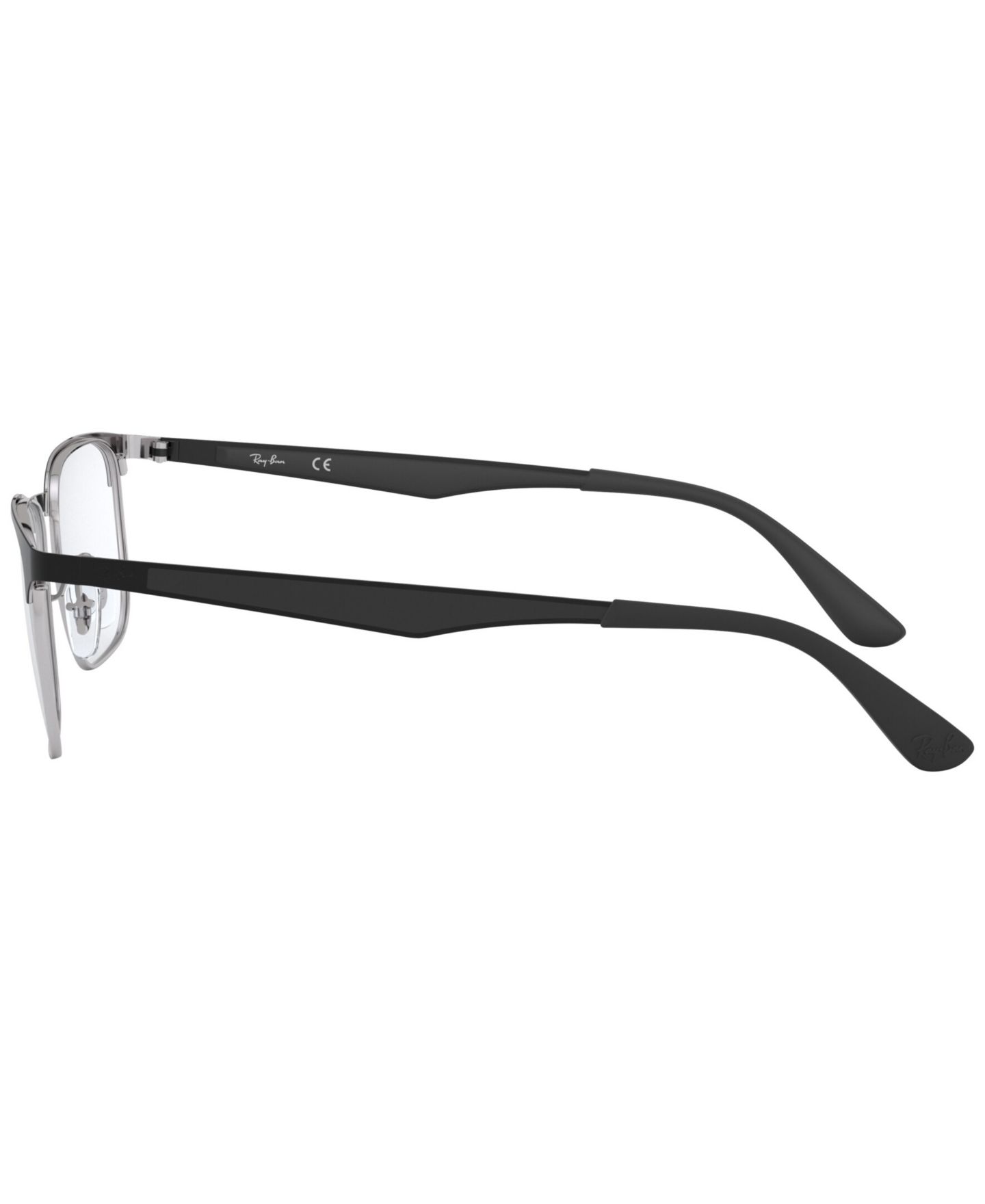 Очки Ray-Ban Unisex Square Metal RB6363 Optics Eyeglasses, цвет: Чёрный — фото 2