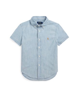 Polo Ralph Lauren Little Boys Short Sleeve Shirt - Macy's