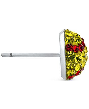 Sterling silver softball earrings deals