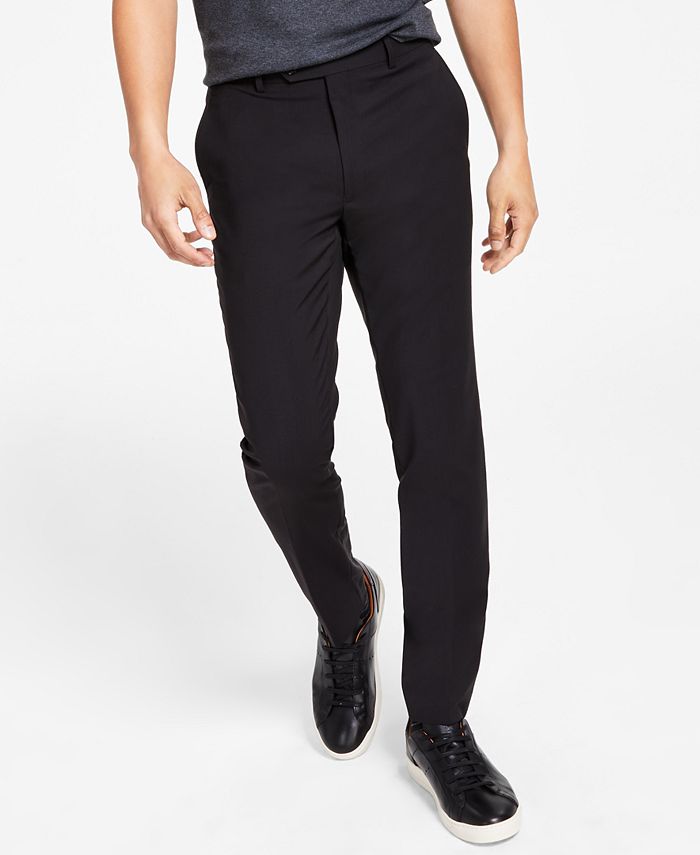 Calvin Klein Men's Skinny-Fit Extra Slim Infinite Stretch Suit Pants ...
