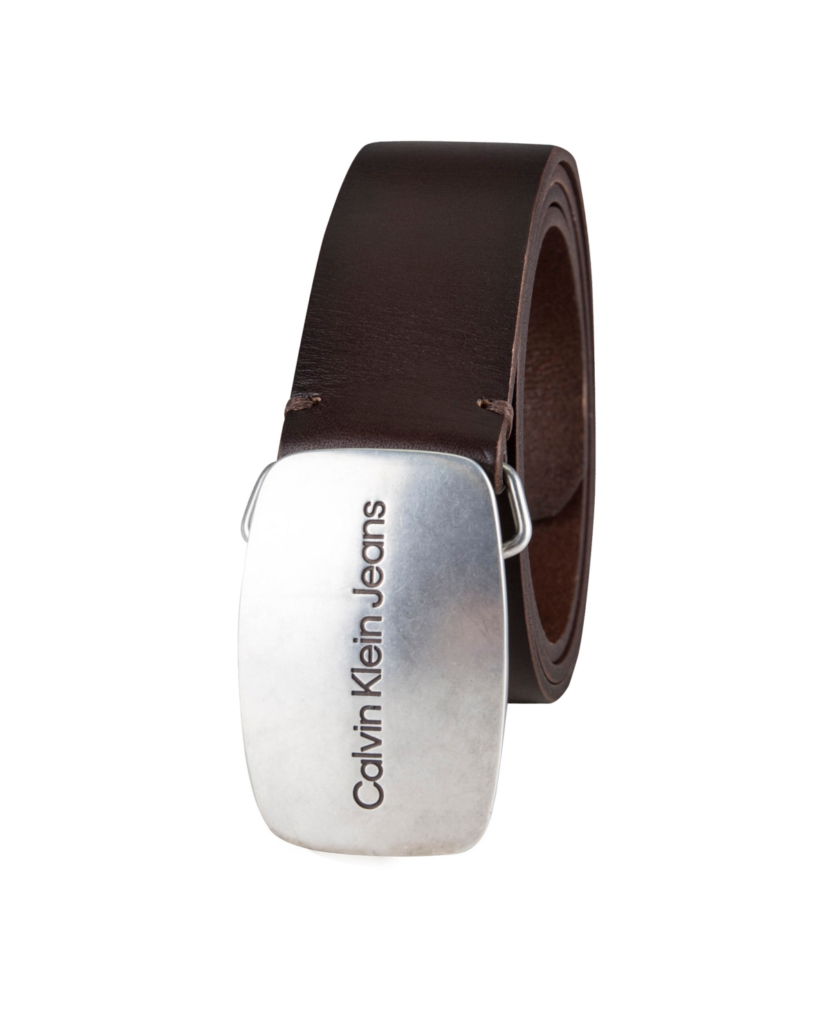 Calvin Klein Women's Jeans Casual Plaque Buckle Belt