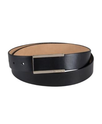 Calvin Klein - Modern Slide Plaque Buckle Belt