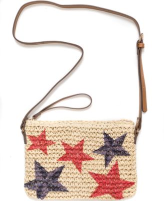 Photo 1 of INC International Concepts Straw Crossbody, Created for Macy's