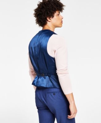 Men's Slim-Fit Wool Infinite Stretch Suit Vest - CLOSE OUT!