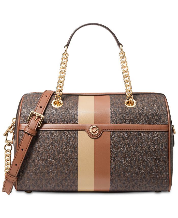 Michael Kors Signature Blaire Small Duffle Satchel & Reviews - Handbags &  Accessories - Macy's