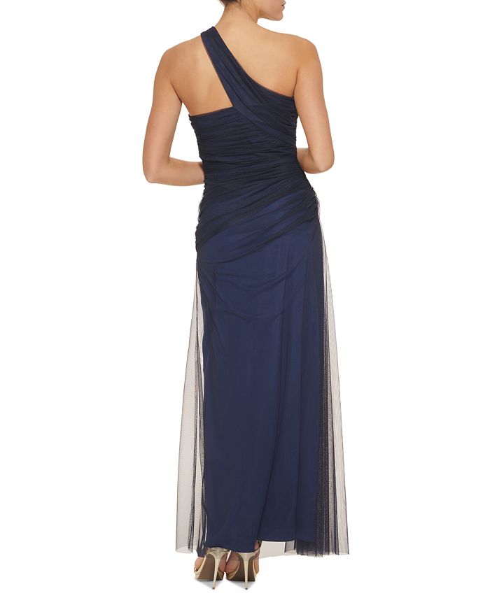 DKNY Women's Tulle Mermaid One-Shoulder Gown & Reviews - Dresses ...