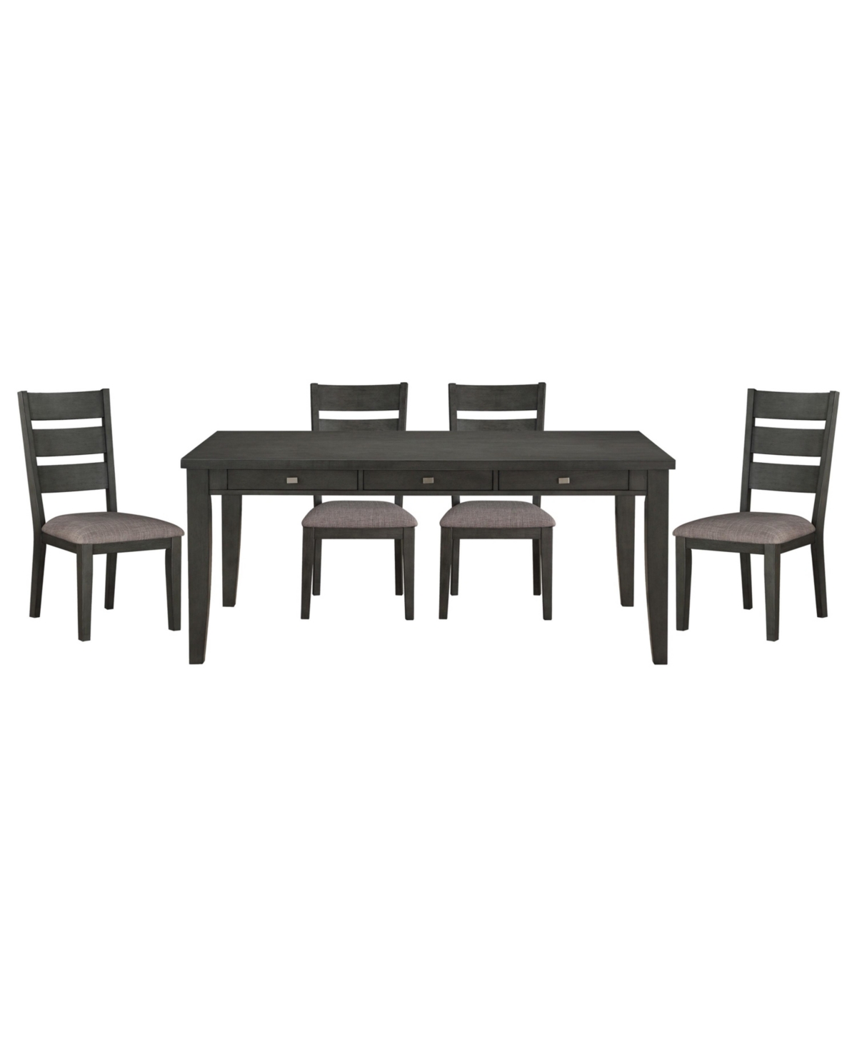 Furniture Waite 5pc Dining Set (rectangular Dining Table & 4 Side Chairs)