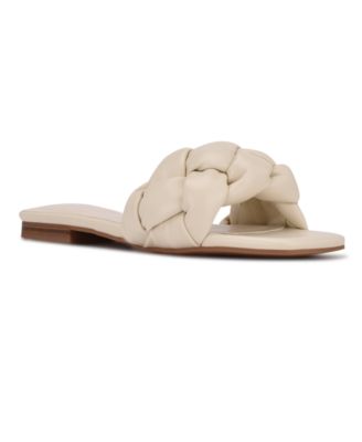 nine west braided sandals