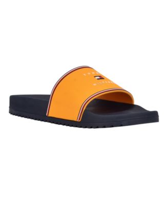 tommy hilfiger sliders orange