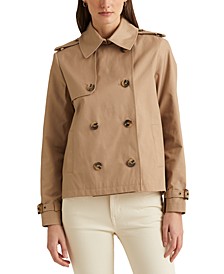 Women's Double-Breasted Trench Coat, Created for Macy's 