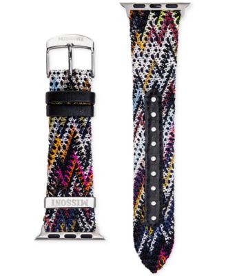 Missoni - Zigzag Multicolor Leather Strap for Apple Watch&reg; 42mm/44mm