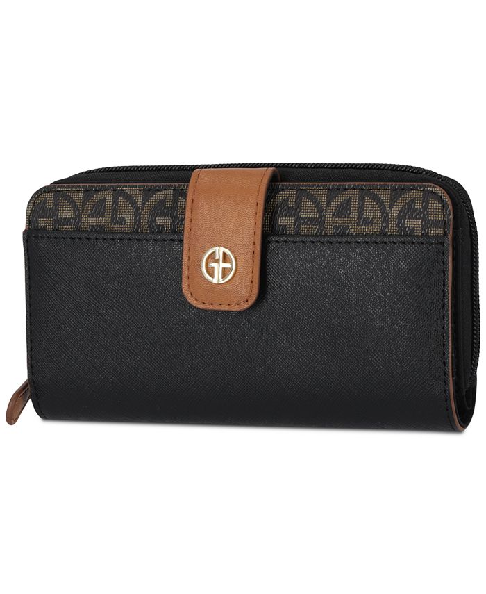Giani Bernini Colorblocked Logo Wallet, Created for Macy's Macy's