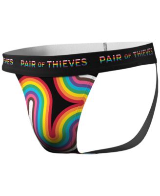Pair of Thieves - Men's PRIDE Groovy Rainbow Super Fit Jock Strap