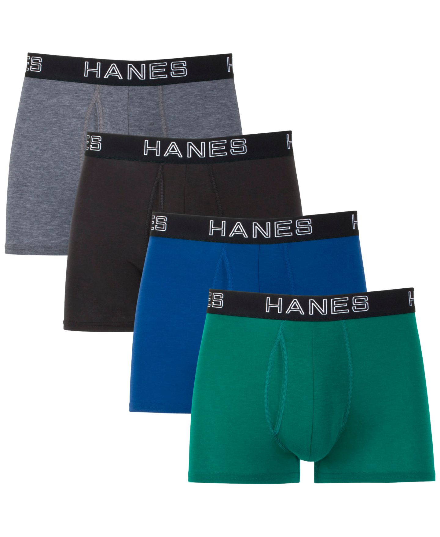 Бельё Total для мужчин, с поддержкой, 4 шт. — Hanes, цвет: Разноцветный — фото 1