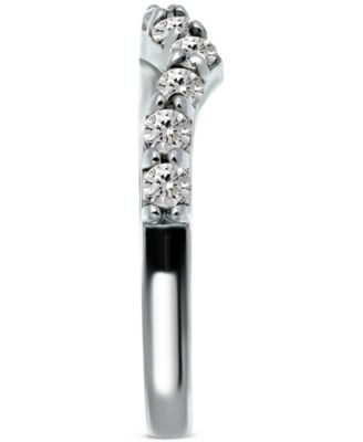Cubic Zirconia Chevron Toe Ring, Created for Macy's