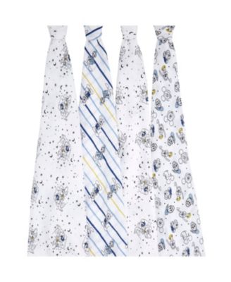 Mickey Stargazer Swaddle Blankets, Pack of 4