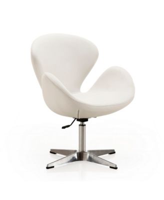 Raspberry Adjustable Upholstered Swivel Chair