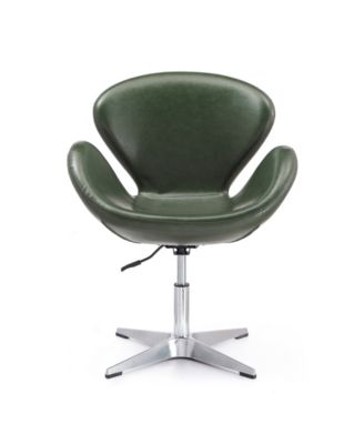 Raspberry Adjustable Upholstered Swivel Chair