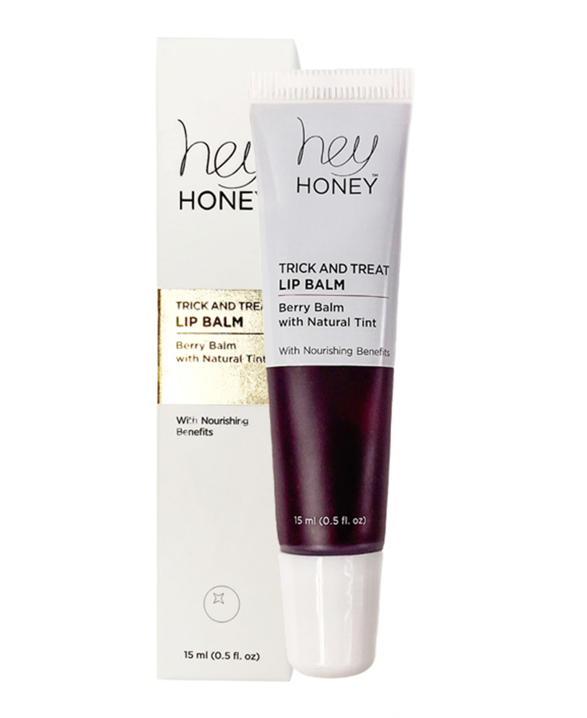 Hey Honey Trick And Treat Lip Balm Berry Balm With Natural Tint, 15 ml