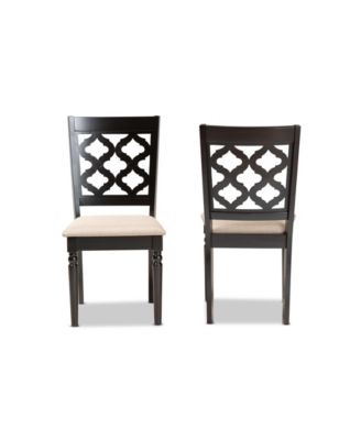 Ramiro Modern and Contemporary Wood Dining Chair Set, 2 Piece
