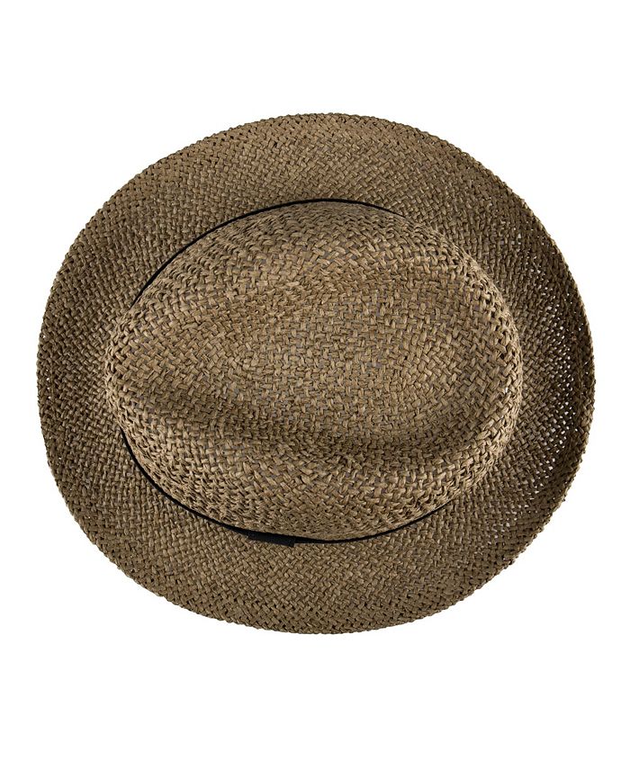 Levi's Men's Packable Open Weave Fedora Hat - Macy's