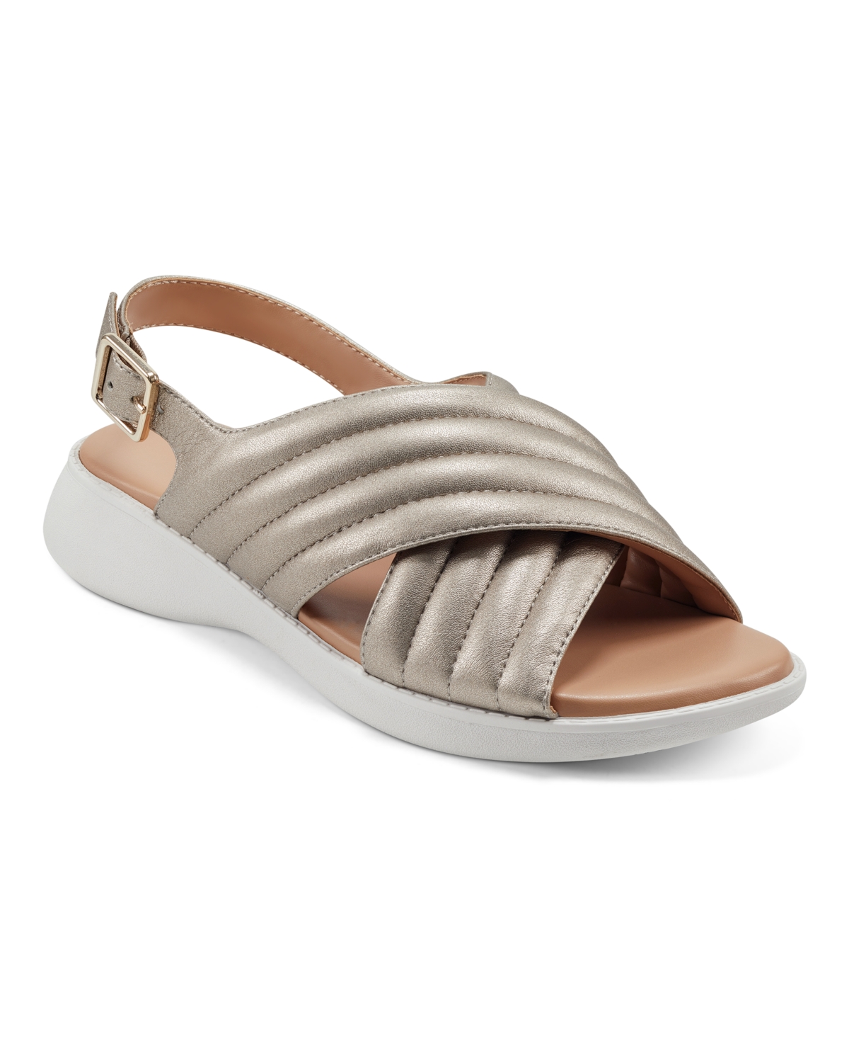 Easy Spirit Women's Erin Casual Sandals Women's Shoes In Peach Gold