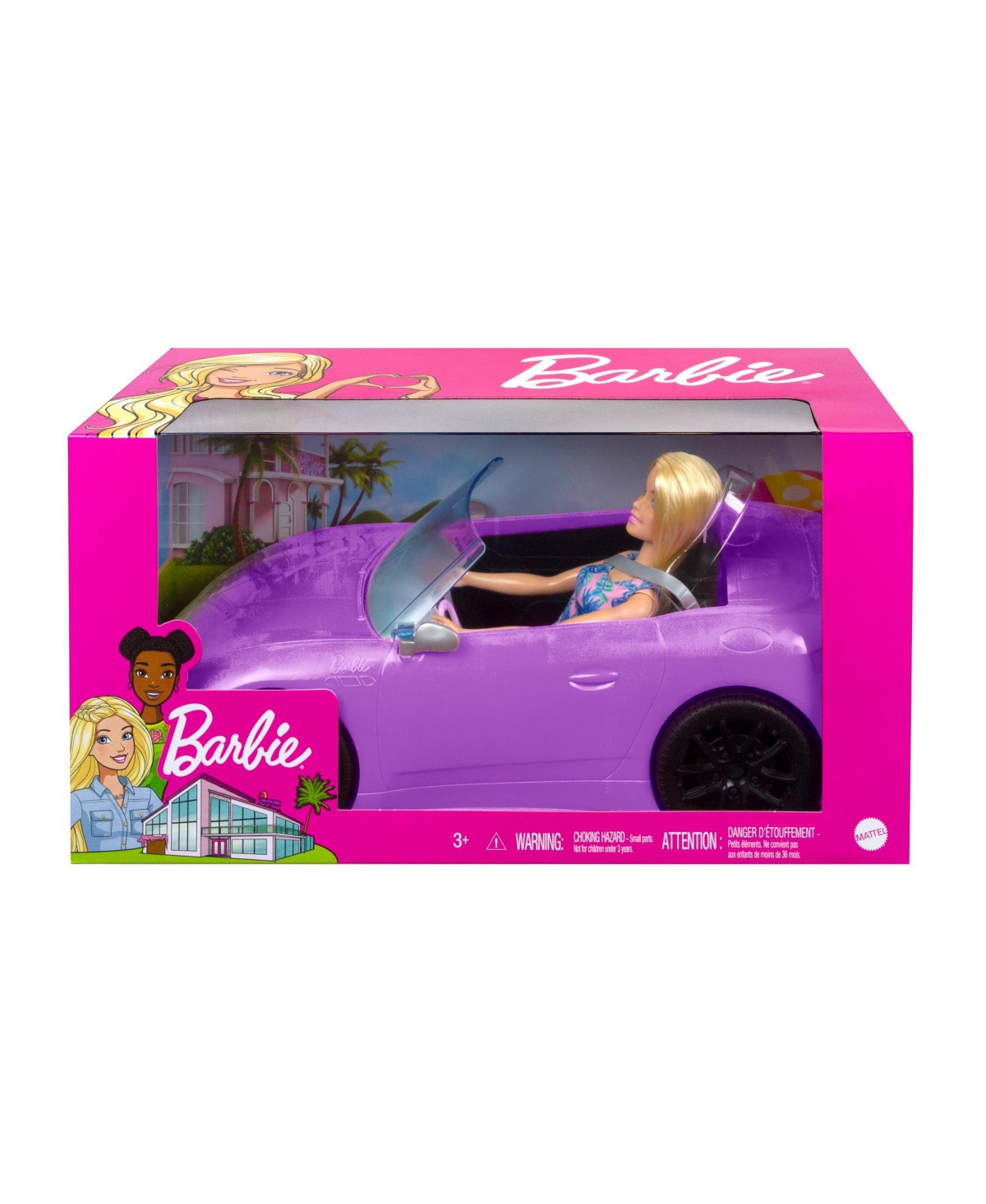 Barbie Doll With Vehicle, 2 Piece Set In Blue