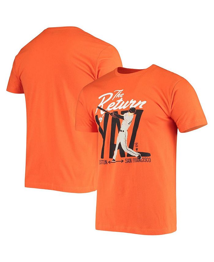 BreakingT Men's Mike Yastrzemski Orange San Francisco Giants Return of Yaz  T-shirt - Macy's