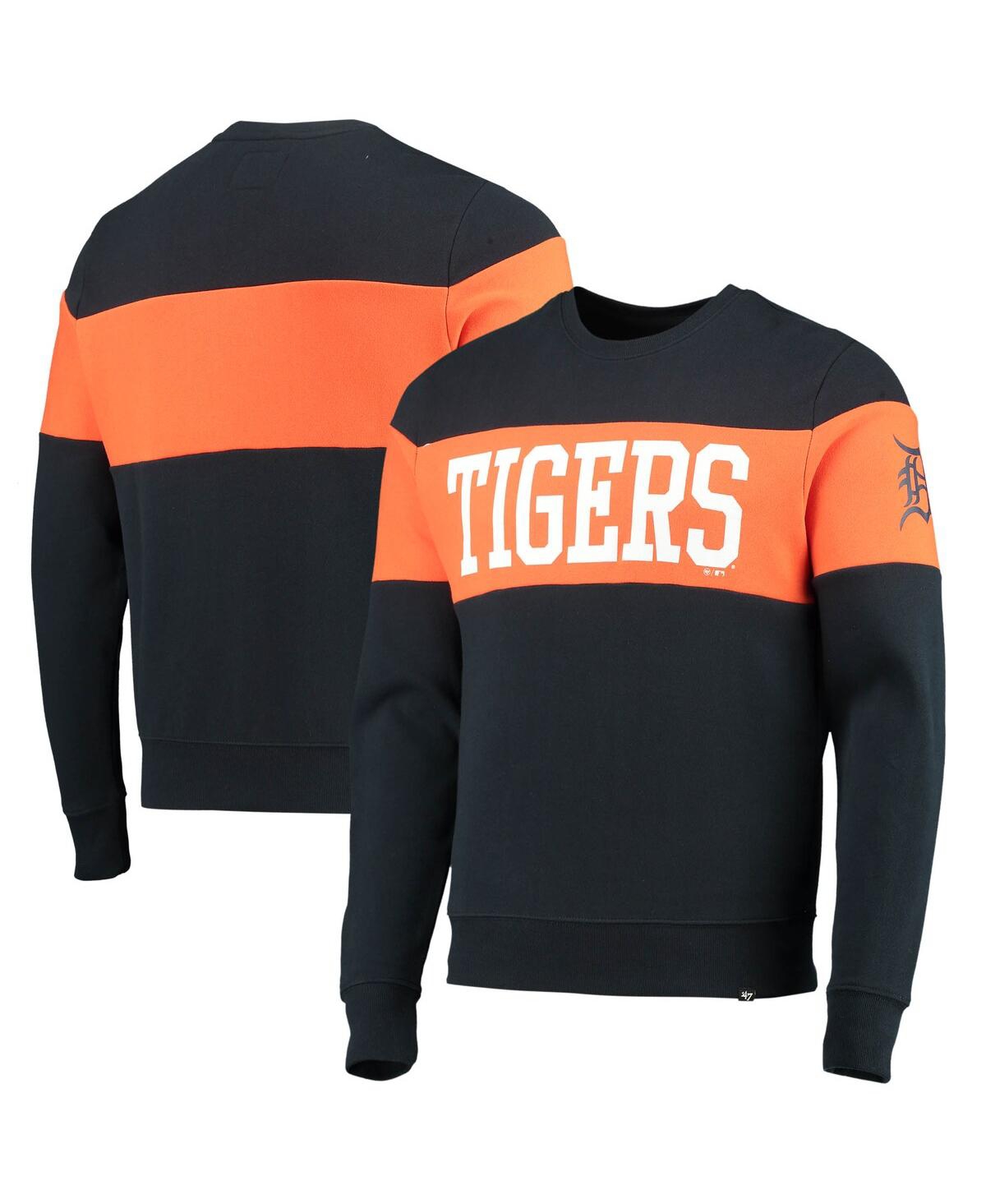47 Brand Men's '47 Navy Detroit Tigers Interstate Pullover Sweatshirt