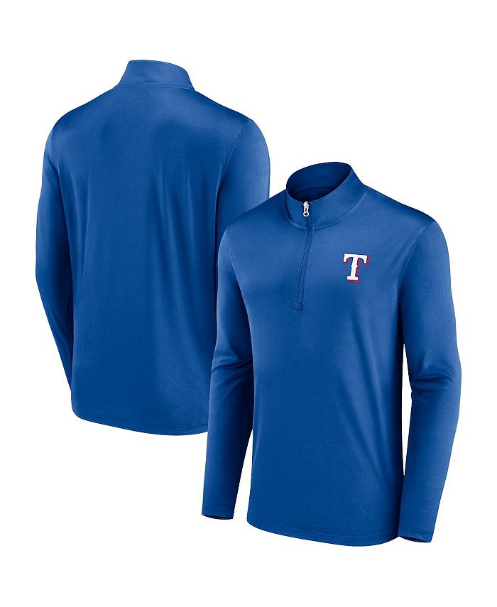 Men's Texas Rangers Fanatics Branded Royal Fitted Polo