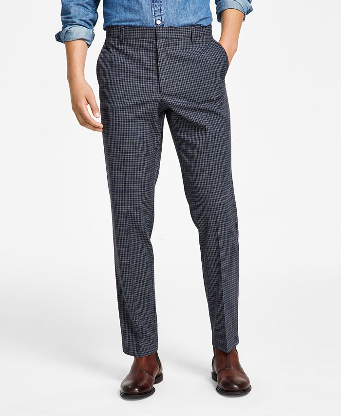 Tommy Hilfiger Men's Modern-Fit TH Flex Stretch Patterned Performance ...