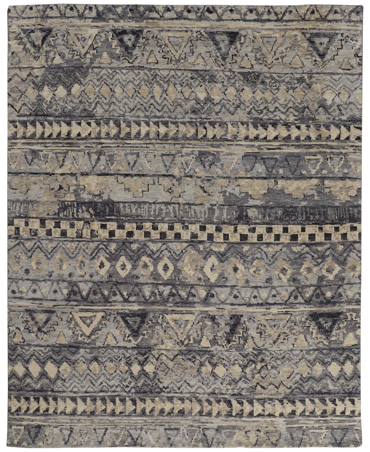 Simply Woven Palomar R6630 2' X 3' Area Rug In Gray,blue