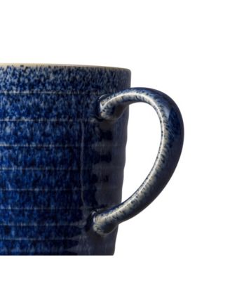 Studio Blue Ridged Mugs, Set of 2