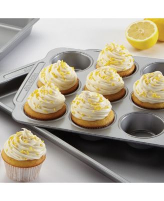 Nonstick Bakeware Double Batch Muffin and Cupcake Pan Set, 2-Piece