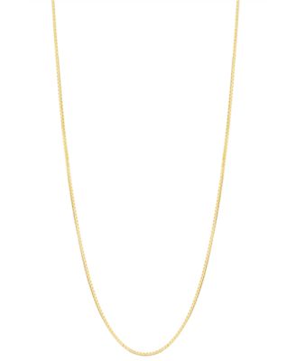 Classic Box Chain  14k Gold Necklaces & Jewelry Accessories