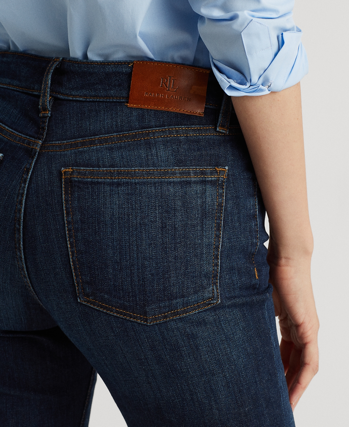 Ralph Lauren Petite Mid-rise Straight Jean, Petite & Petite Short Lengths