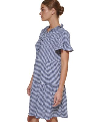 dkny gingham dress