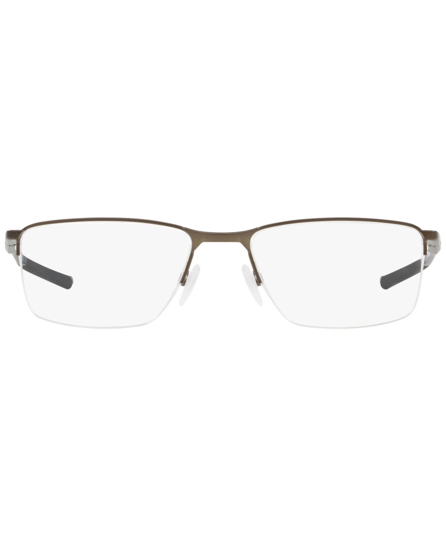 Мужские очки Oakley Man Rectangle Metal OX3218 Socket 5.5 Eyeglasses, цвет: Графитовый металлик — фото 2