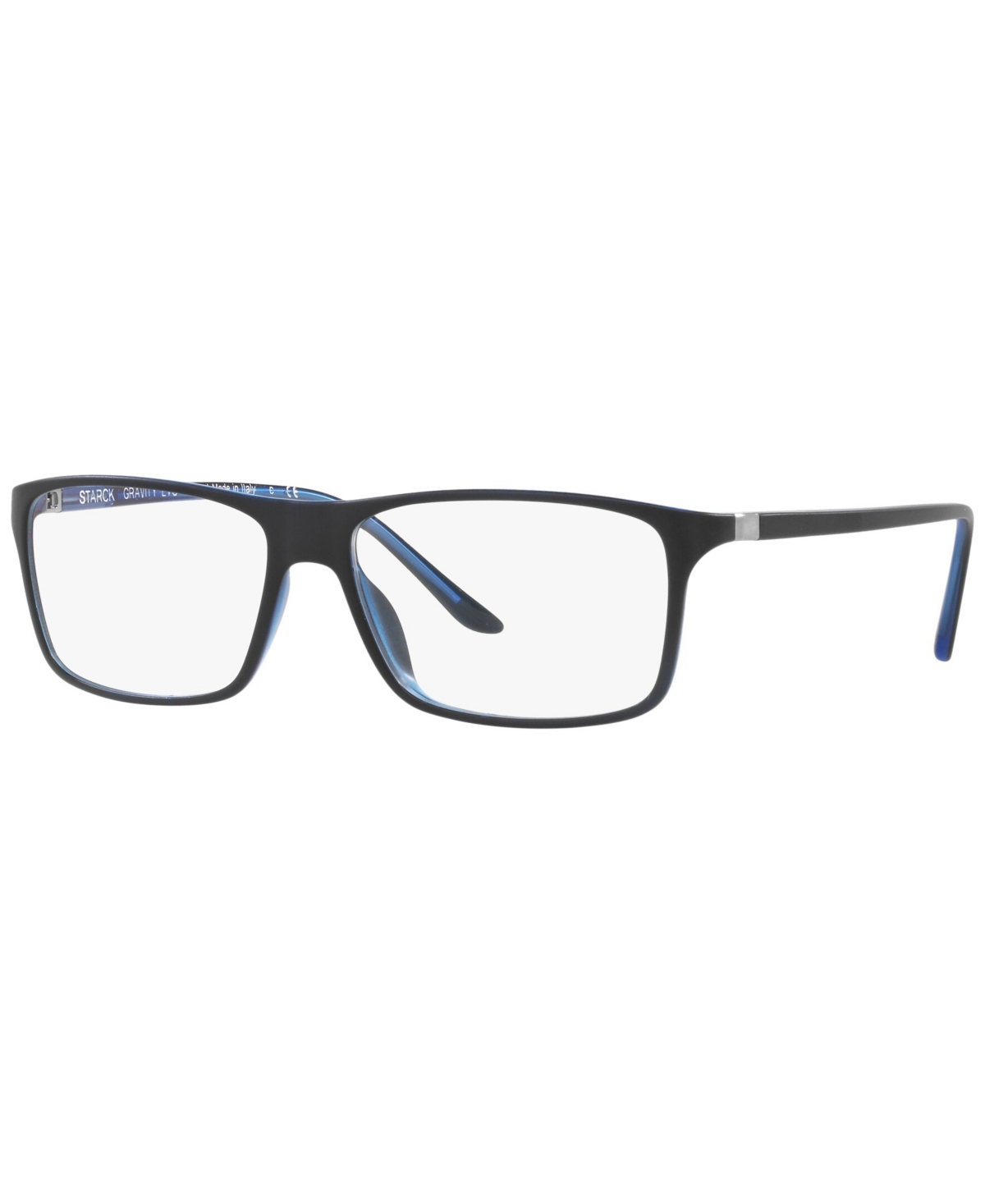 SH1043X Men's Square Eyeglasses - Black, Blue