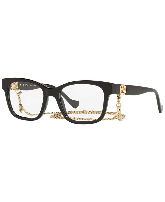 Gucci GG1025O Women's Rectangle Eyeglasses & Reviews - Women - Macy's