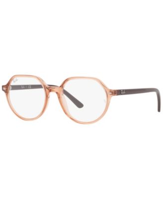 Ray-Ban Jr RB9095V Thalia Optics Unisex Square Eyeglasses - Transparent Brown