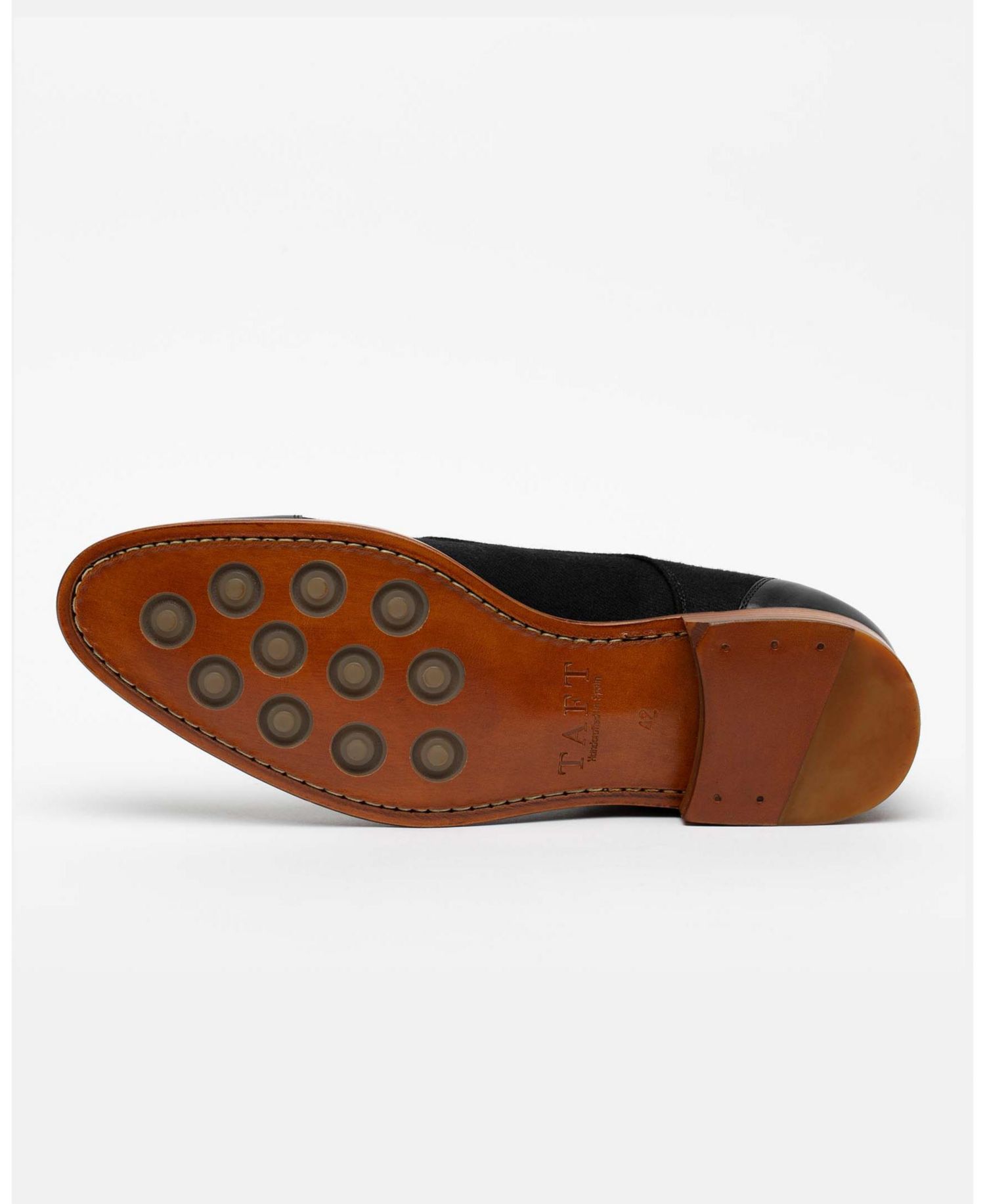 Men's Jack Handcrafted Leather, Velvet and Wool Dress Shoes