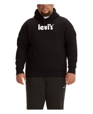 Levis black hoodie online mens