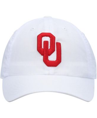 Men's White Oklahoma Sooners Staple Adjustable Hat